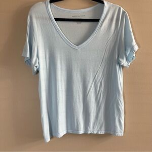 American Eagle Outfitters Blue Short Sleeve Relaxed T-Shirt